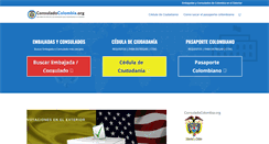 Desktop Screenshot of consuladocolombia.org